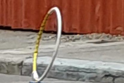 Los habitantes del sector dieron aviso del artefacto.