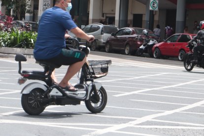 Este medio de transporte alternativa es bastante frecuente en el centro de la ciudad.