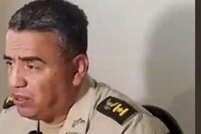 Édison Padilla, comandante de Policía subrogante de la Zona 6.