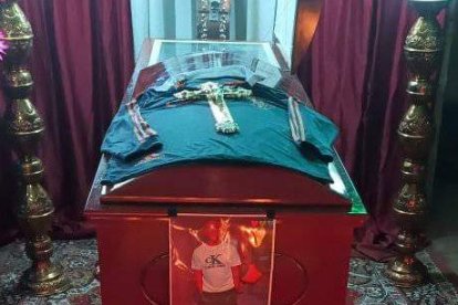 El velatorio se realizó en la comunidad Popita, donde residía junto a su familia.