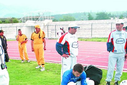 Milton Rodríguez en su etapa de preparador de arqueros de la Selección de Ecuador.