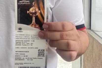 La boleta costó 260 dólares, aproximadamente