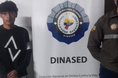 El sospechoso de femicidio fue detenido en Ambato.