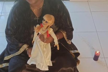 La esotérica Marita se encargo de hacer la limpia.