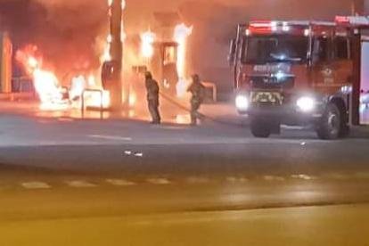 Pese a los incendios, en las estaciones de servicio no hubo explosiones de gran magnitud.