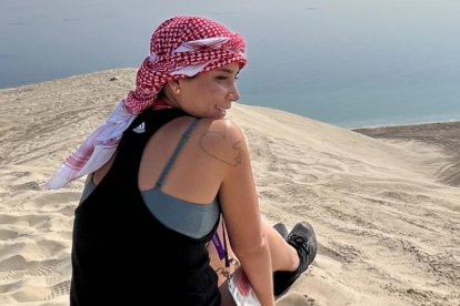 Mariapaz Maldonado, periodista de Diblu estuvo en el Mundial de Catar 2022.