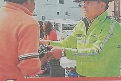 Su accionar heroico fue retractado en Diario EXTRA.