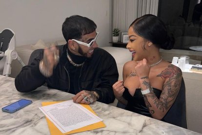 Anuel AA y Yailin se casaron en República Dominicana