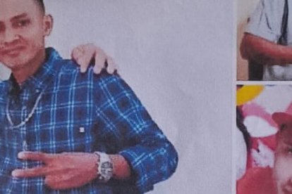 Volantes así han impreso los parientes de Carlos Javier.