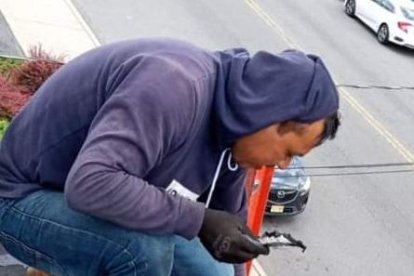 El migrante fallecido.