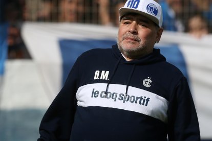 Diego Maradona falleció el 25 de noviembre de 2020.



Soccer Football - Argentina - Juan Carmelo Zerillo Stadium, La Plata, Argentina - September 8, 2019 Diego Maradona during training as new Gimnasia y Esgrima de La Plata coach REUTERS/Agustin Marcarian SOCCER-ARGENTINA/MARADONA