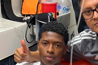 Jackson Rodríguez volvería a las canchas en aproximadamente 3 meses.