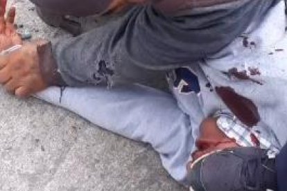 Un sujeto fue golpeado porque la gente lo señaló en un intento de robo.