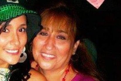 María Fernanda junto a su progenitora. Eran inseparables.