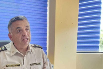 Coronel Julio César Vásquez, comandante de la Subzona Esmeraldas.