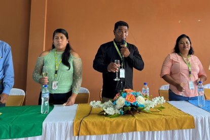 El ‘finado’ únicamente estuvo en funciones cuatro días. Foto de su última reunión.