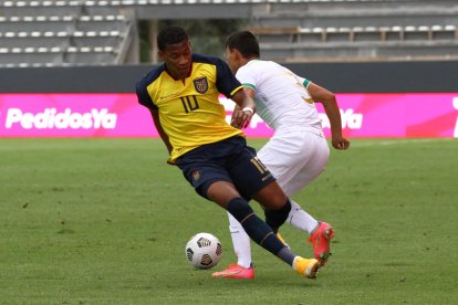 Gonzalo Plata manejó el ataque de Ecuador ante Bolivia.