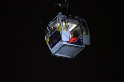 Hubo pánico entre los atrapados.