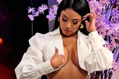 Verónica Saltos fue criticada por su look sensual en un matinal