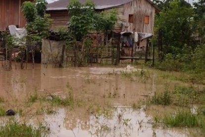 Hay zonas anegadas en Esmeraldas.