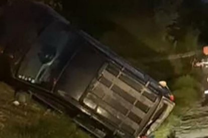 Así quedó el vehículo en el accidente.