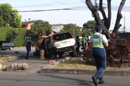 El vehículo afectado.