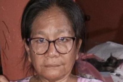 En el cantón Pedro Carbo, en Guayas, Pabla Quinde disfruta de su orden de compras en supermercados.