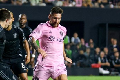 Lionel Messi fue titular en el primer partido de la MLS que disputó con el Inter de Miami ante el Nashville.