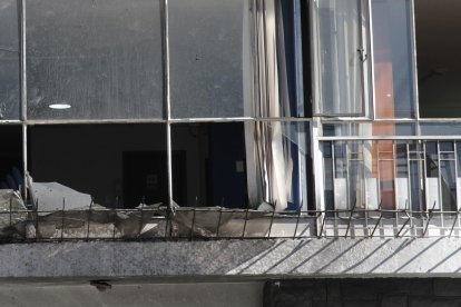 En el segundo atentado hubo daños en un edificio del SNAI.
