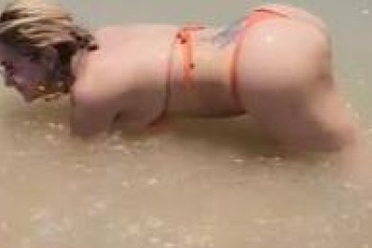 Captura de un video de la presentadora.