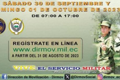 Acuartelamiento para hombres y mujeres de la leva 2004 (segunda llamada) en 2023, de la Dirmov.