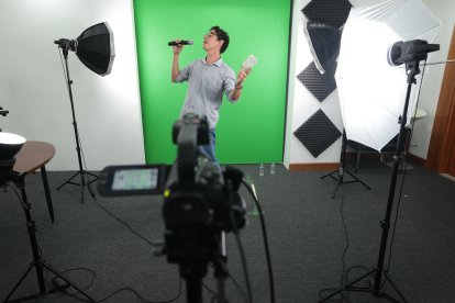 Un show en la narración fue Jorge Puing de Machala para el mundo.