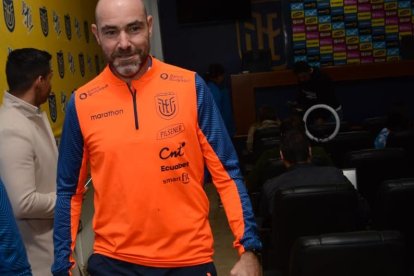 Félix Sánchez Bas, seleccionador de Ecuador.
