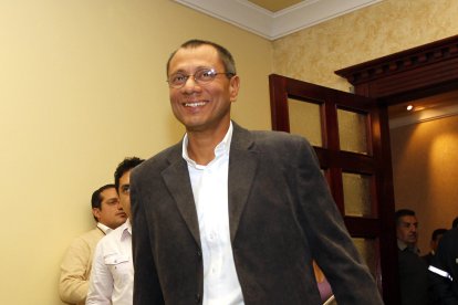 Jorge Glas fue vicepresidente desde el 24 de mayo de 2013 hasta el 6 de enero de 2018.