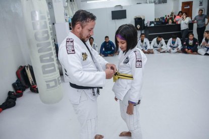 Víctor Avilés busca incentivar la práctica de Jiu Jitsu a nivel formativo.