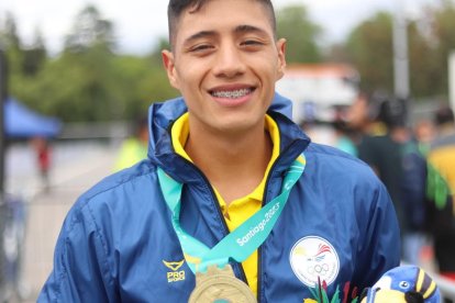 El marchista David Hurtado aportó con una presa dorada al Team Ecuador.