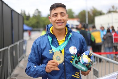 El marchista David Hurtado aportó con una presa dorada al Team Ecuador.