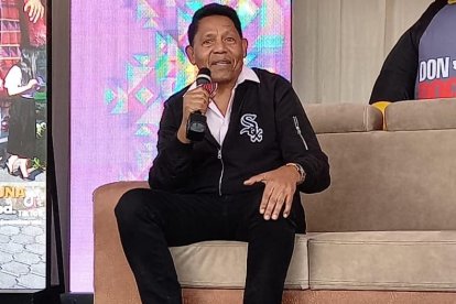 Israel Romero, del Binomio de Oro, en Tisaleo.