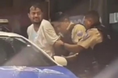 La detención de Kaviedes.