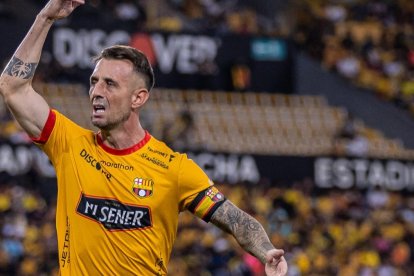 Damián Díaz destacó con sus pases en el triunfo ante El Nacional.