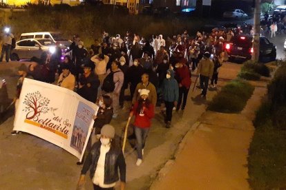 Habitantes del sur de Quito hicieron una marcha para pedir atención.