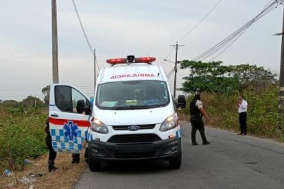 La ambulancia los asistió en el sitio.
