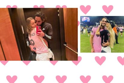 Leonadro Campana y su novia están de vacaciones.