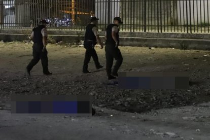 Los cadáveres quedaron esparcidos.