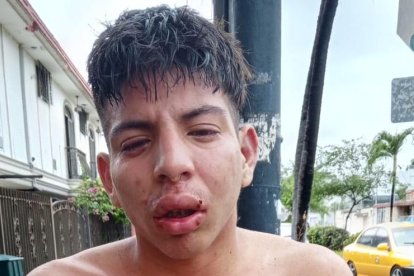 Abraham Farfán apareció golpeado a kilómetros de la Bahía, de donde fue plagiado por los municipales.
