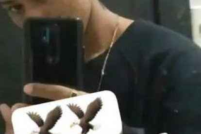 La organización terroritas Los Lobos, publicaron en redes sociales, que el asesino de Chacarrón fue alía Carlitos.