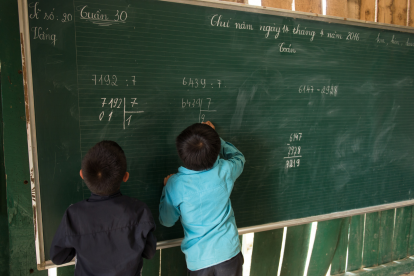 Referencial: los estudiantes de Ecuador retornan a las aulas en medio de estado de excepción.