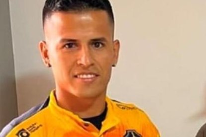 El futbolista Milton Bolaños.