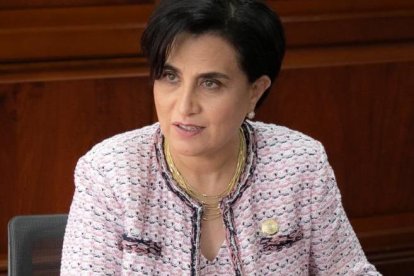 Gabriela Sommerfeld es la canciller del Ecuador.