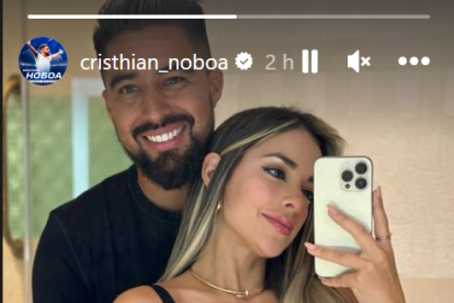 Cristhian Noboa y Maca continúan su noviazgo